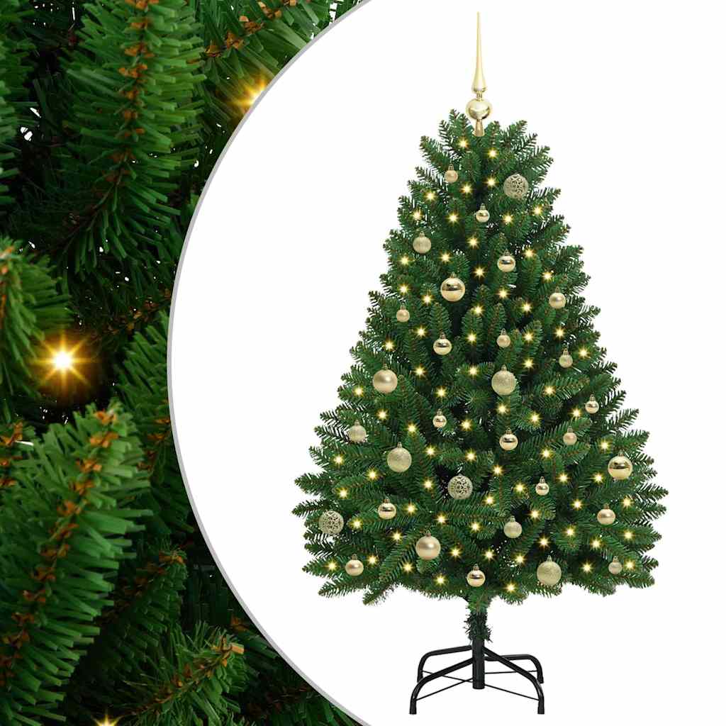 Umjetno božićno drvce 150 cm 150 LED lampica Topla bijela