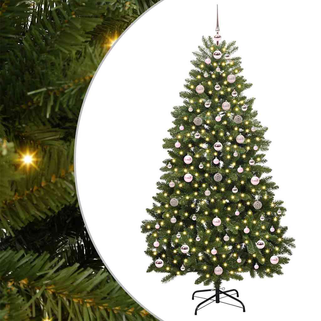 Umjetno božićno drvce Zelena 180 cm PVC i metal