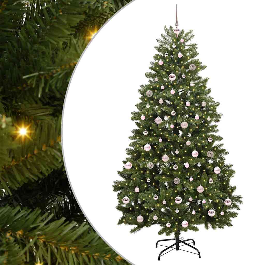 Umjetno božićno drvce Zelena 210 cm PVC i metal