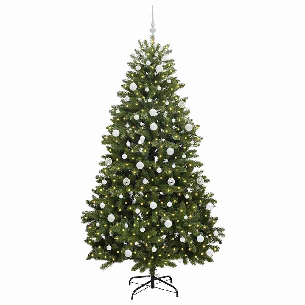 Umjetno božićno drvce Zelena 210 cm PVC i metal