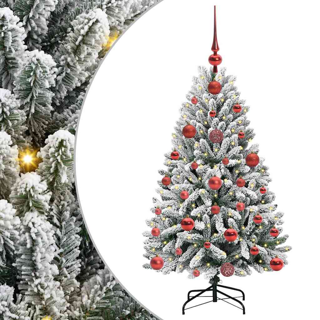 Umjetno božićno drvce Zelena i bijela 120 cm PVC i metal