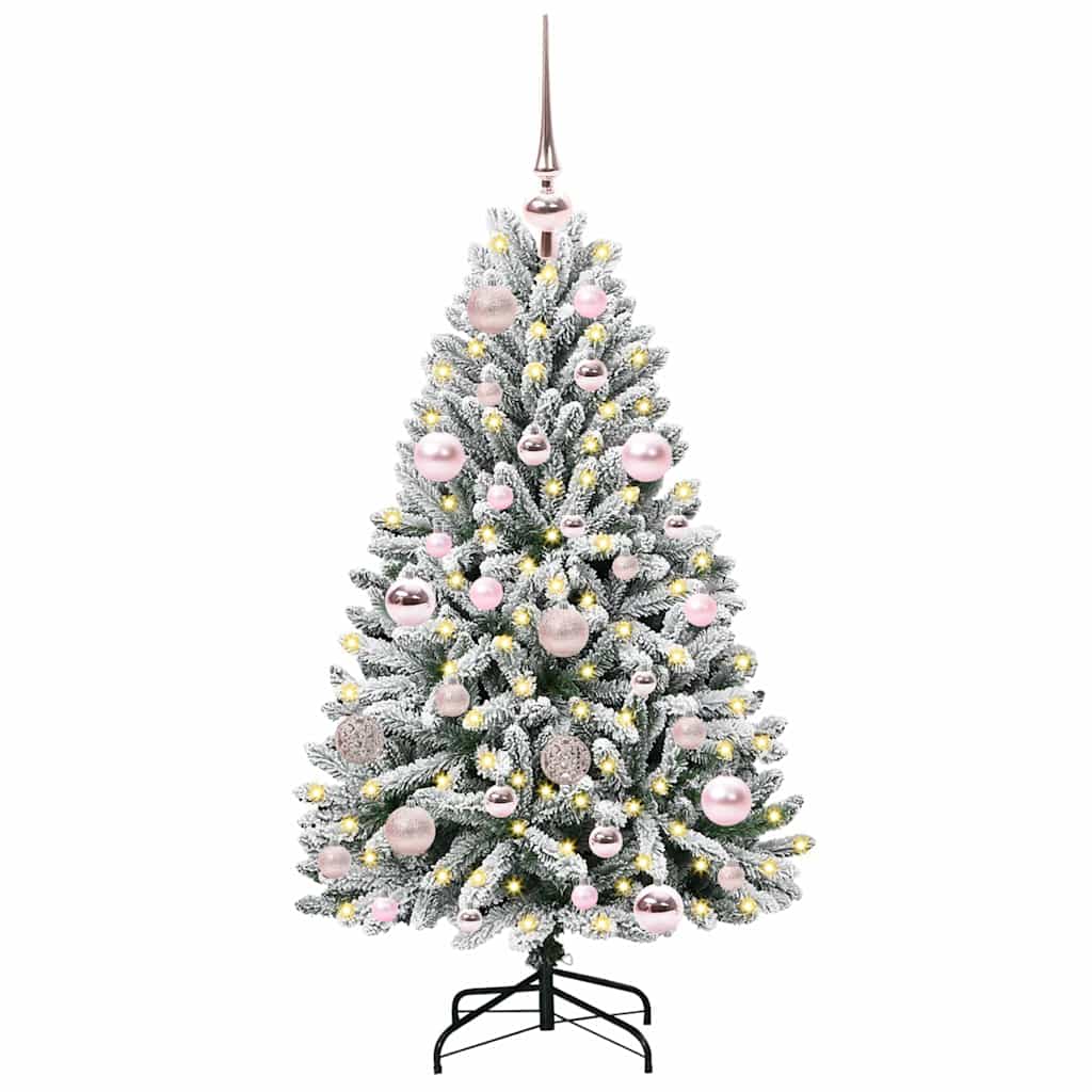 Umjetno božićno drvce Zelena i bijela 120 cm PVC i metal