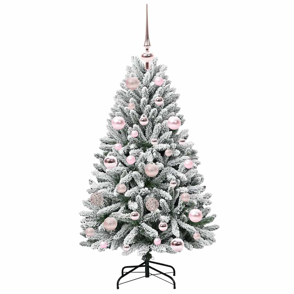 Umjetno božićno drvce Zelena i bijela 120 cm PVC i metal