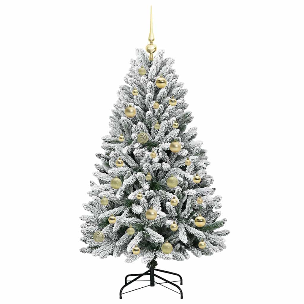Umjetno božićno drvce Zelena i bijela 120 cm PVC i metal