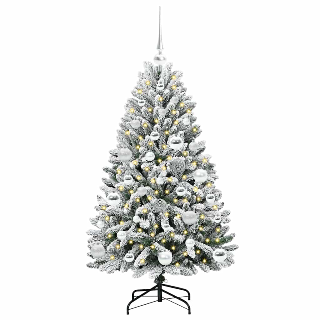 Umjetno božićno drvce Zelena i bijela 120 cm PVC i metal