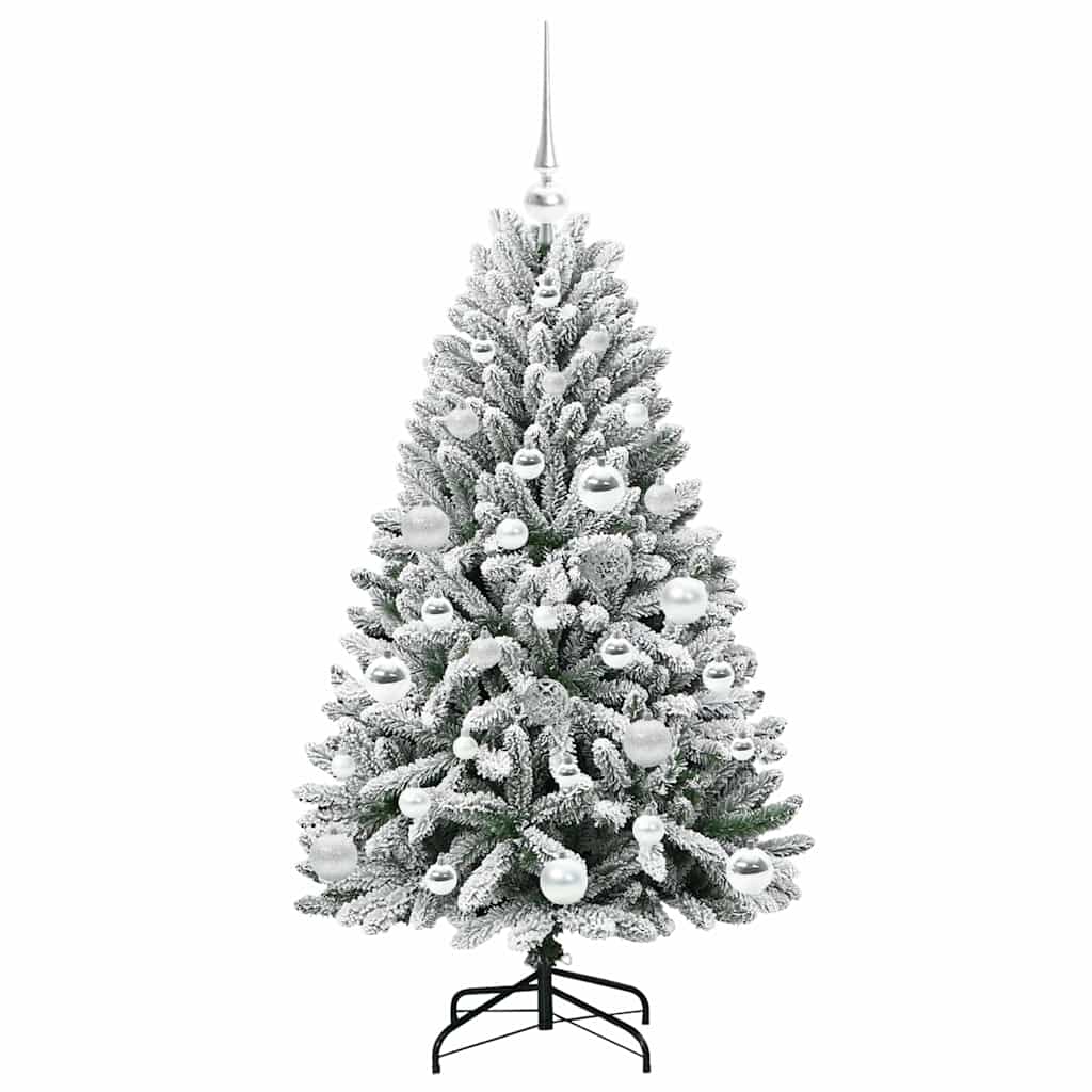Umjetno božićno drvce Zelena i bijela 120 cm PVC i metal