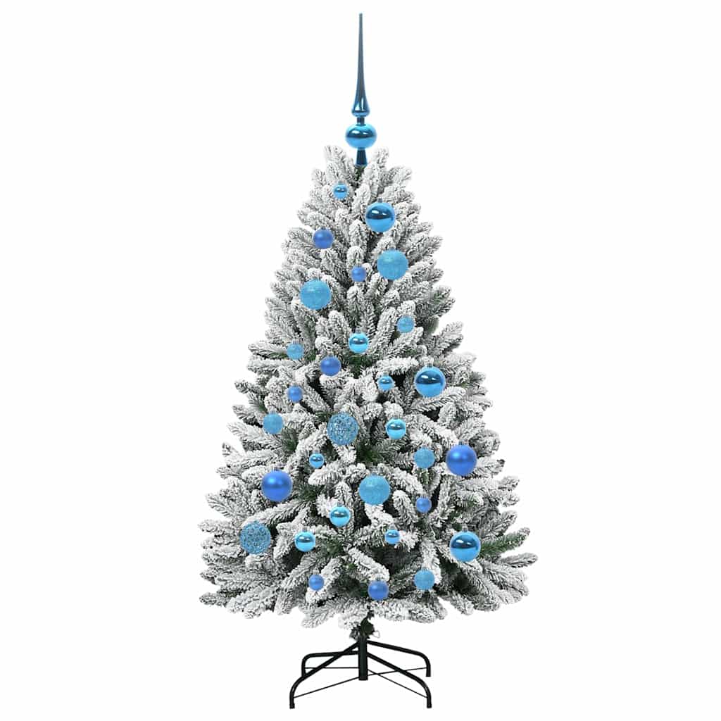 Umjetno božićno drvce Zelena i bijela 120 cm PVC i metal