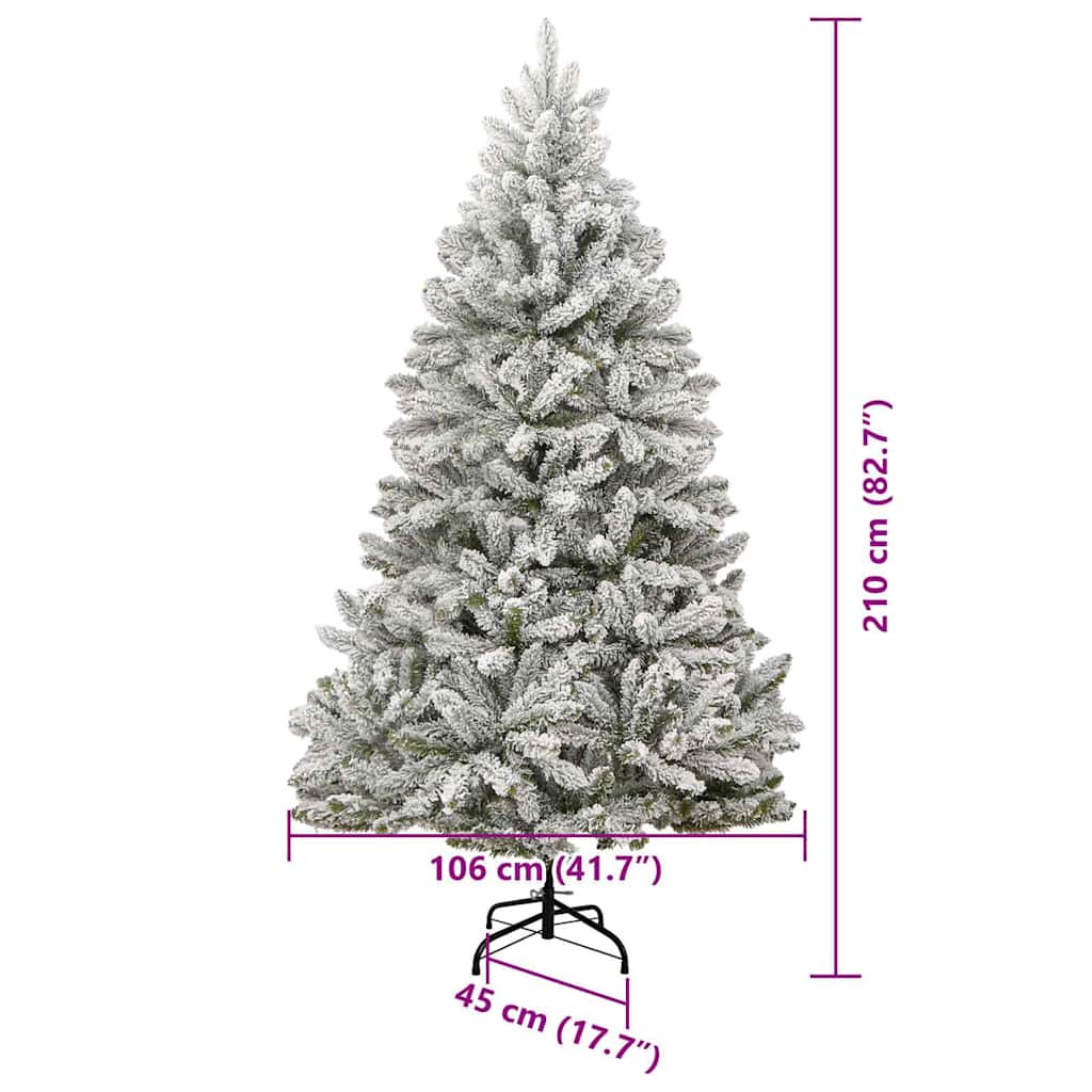 Umjetno božićno drvce 210 cm 300 LED lampica Topla bijela