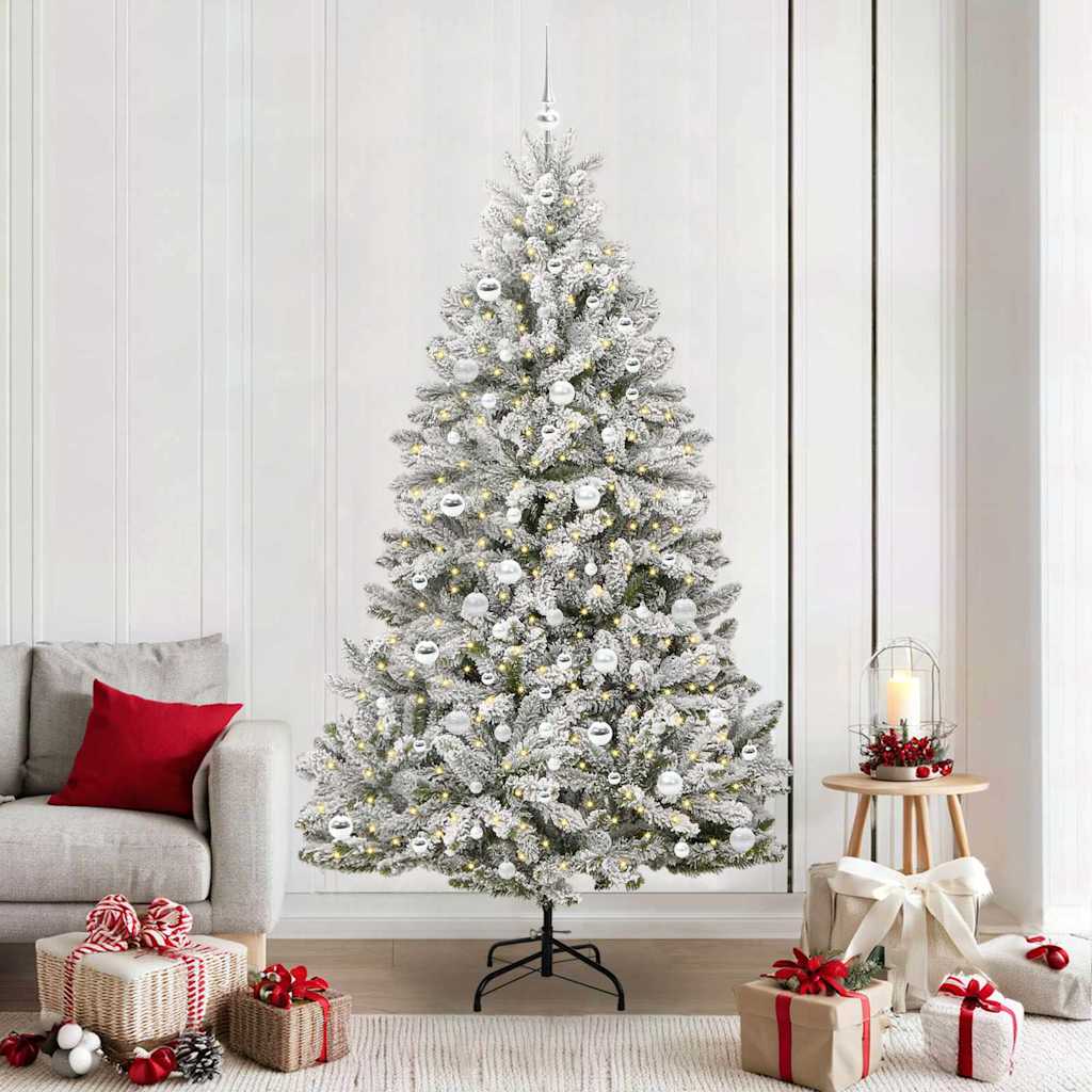 Umjetno božićno drvce 210 cm 300 LED lampica Topla bijela
