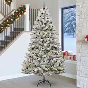 Umjetno božićno drvce Zelena i bijela 270 cm PVC i metal