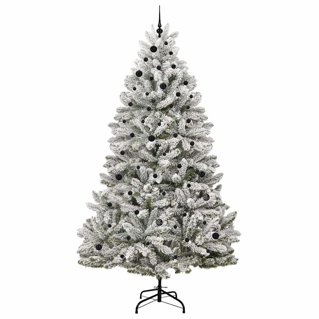 Umjetno božićno drvce Zelena i bijela 270 cm PVC i metal