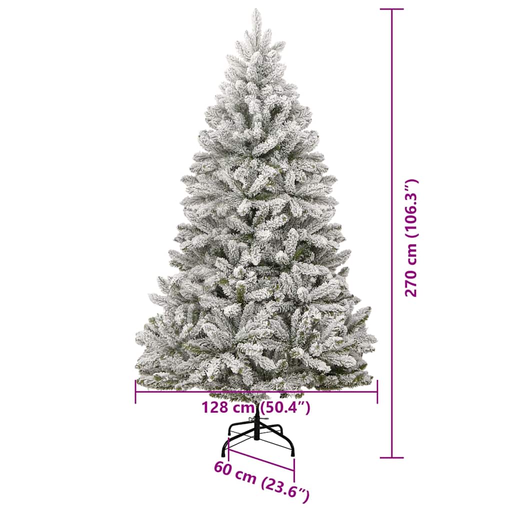 Umjetno božićno drvce 270 cm 300 LED lampica Topla bijela