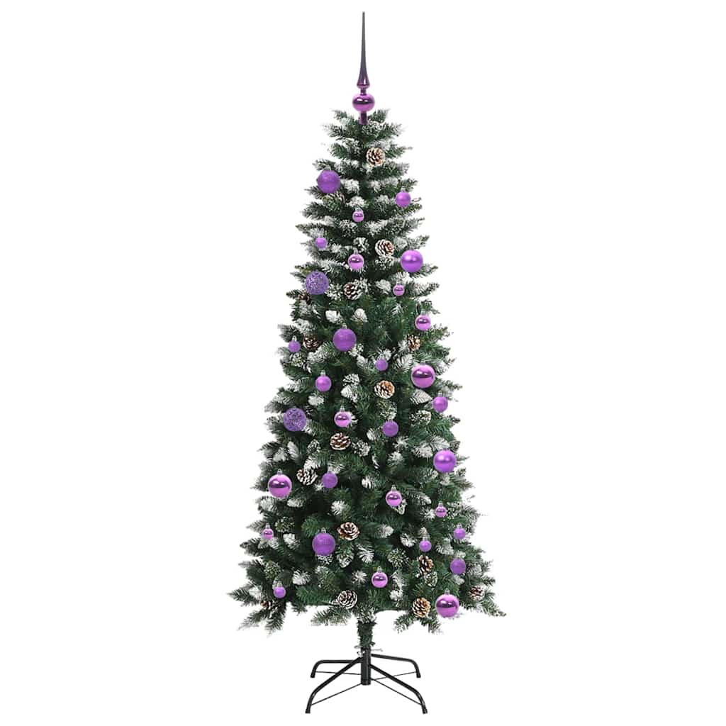 Umjetno božićno drvce Zelena 150 cm PVC, plastika i čelik