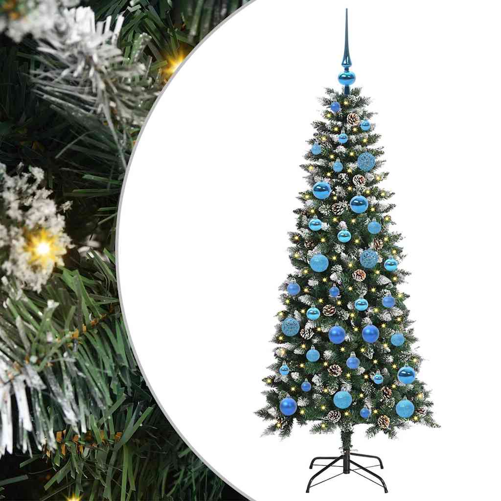 Umjetno božićno drvce Zelena 150 cm PVC, plastika i čelik