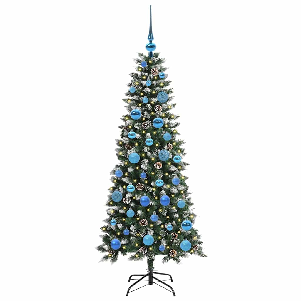 Umjetno božićno drvce Zelena 150 cm PVC, plastika i čelik