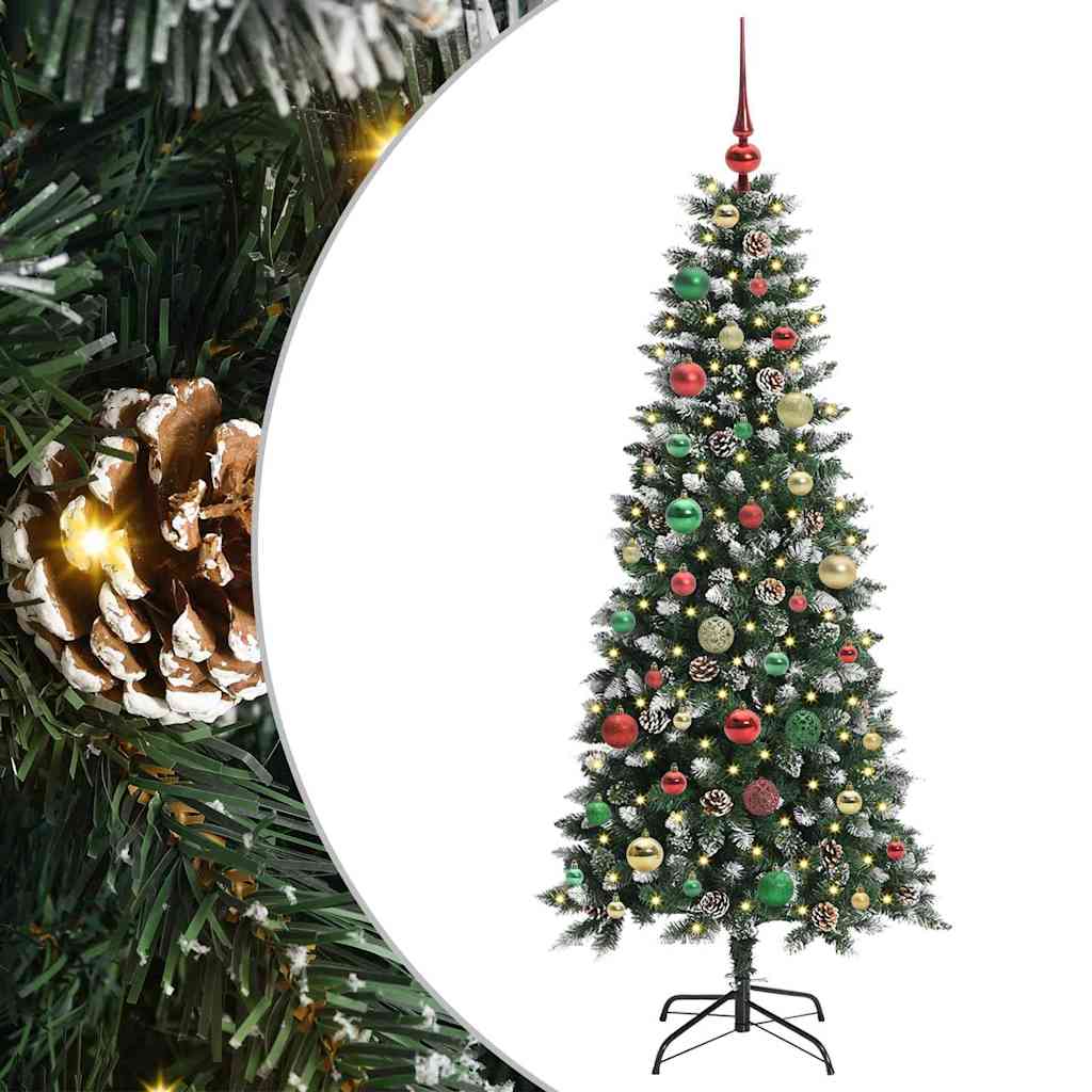 Umjetno božićno drvce Zelena 150 cm PVC, plastika i čelik