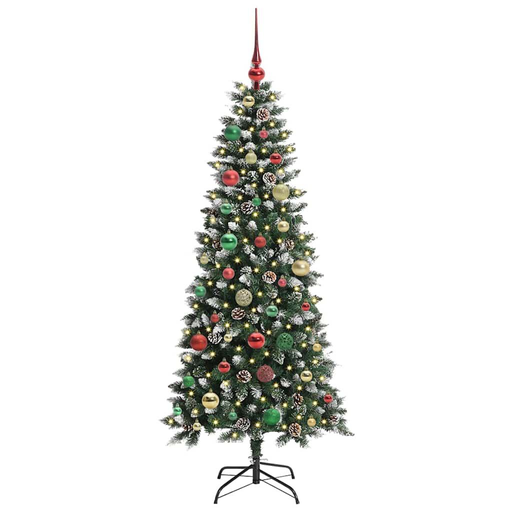 Umjetno božićno drvce Zelena 150 cm PVC, plastika i čelik