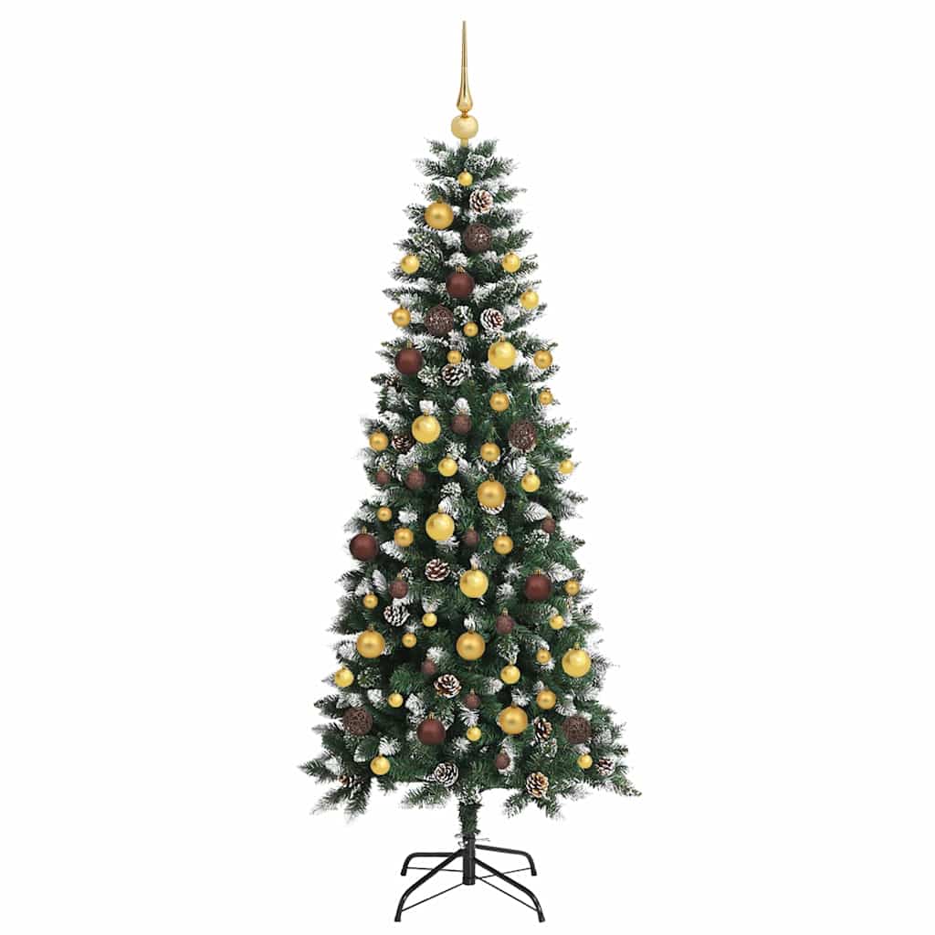 Umjetno božićno drvce Zelena 180 cm PVC, plastika i čelik