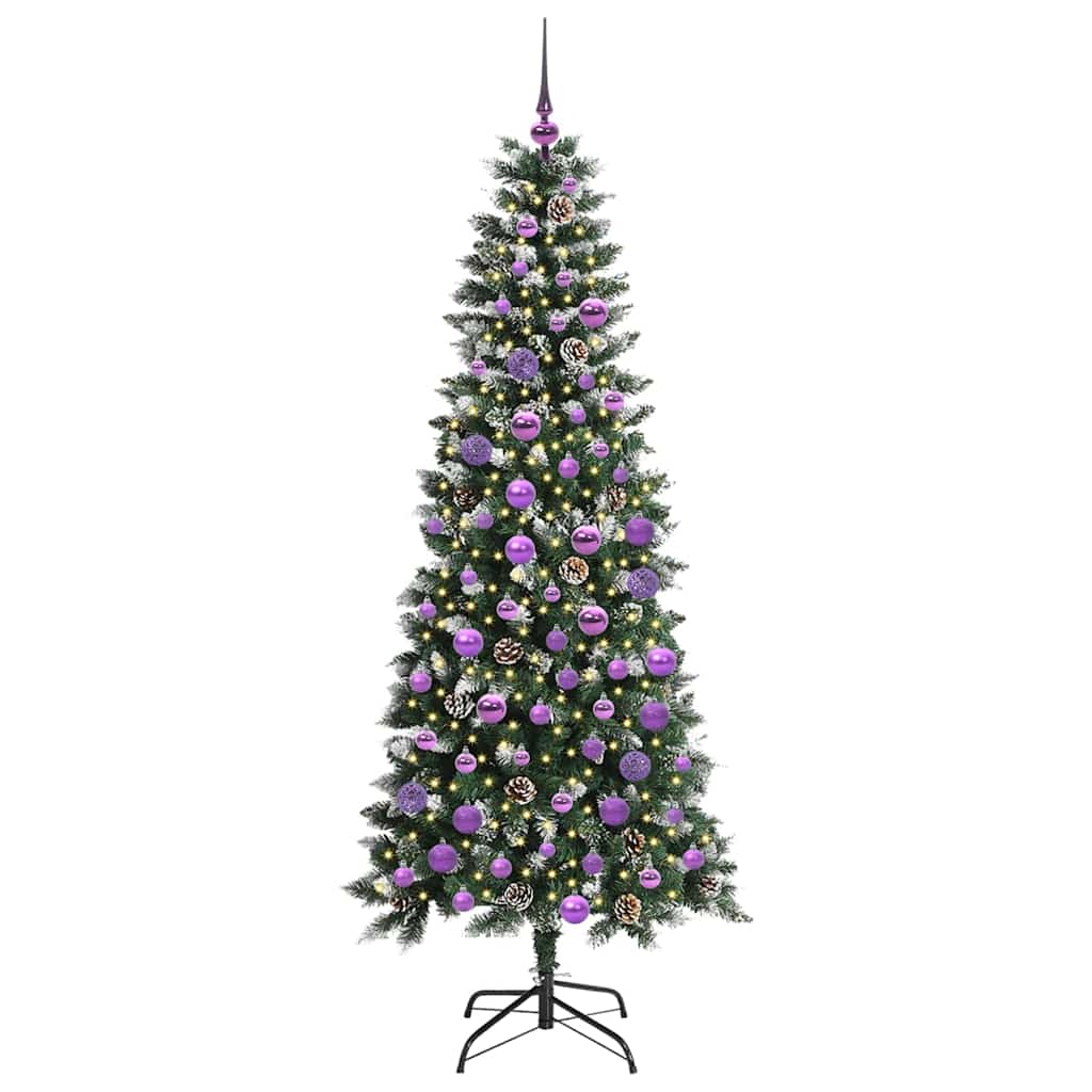 Umjetno božićno drvce Zelena 180 cm PVC, plastika i čelik