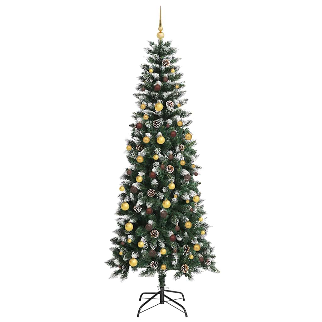 Umjetno božićno drvce Zelena 210 cm PVC, plastika i čelik