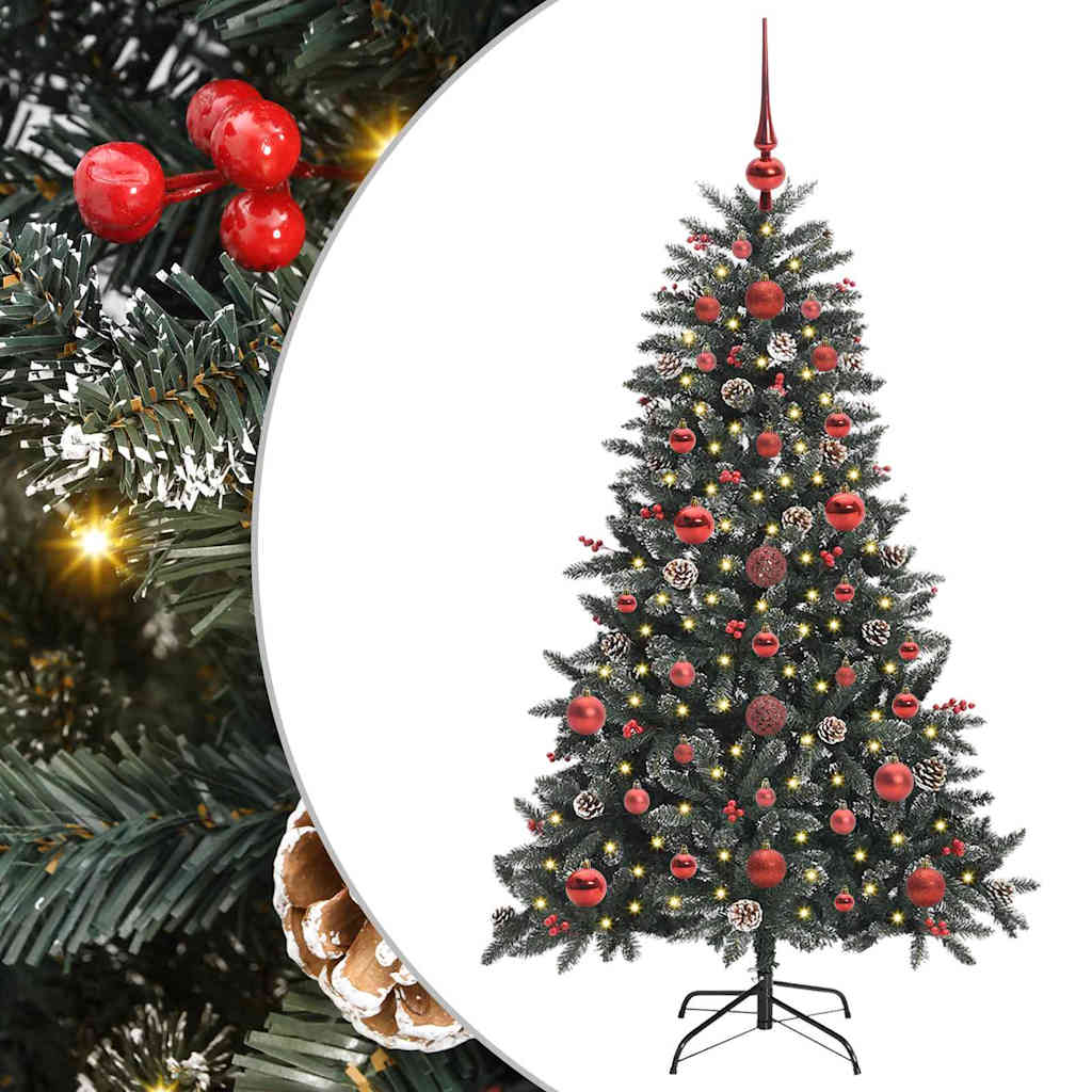 Umjetno božićno drvce Zelena 120 cm PVC, Plastika i Čelik