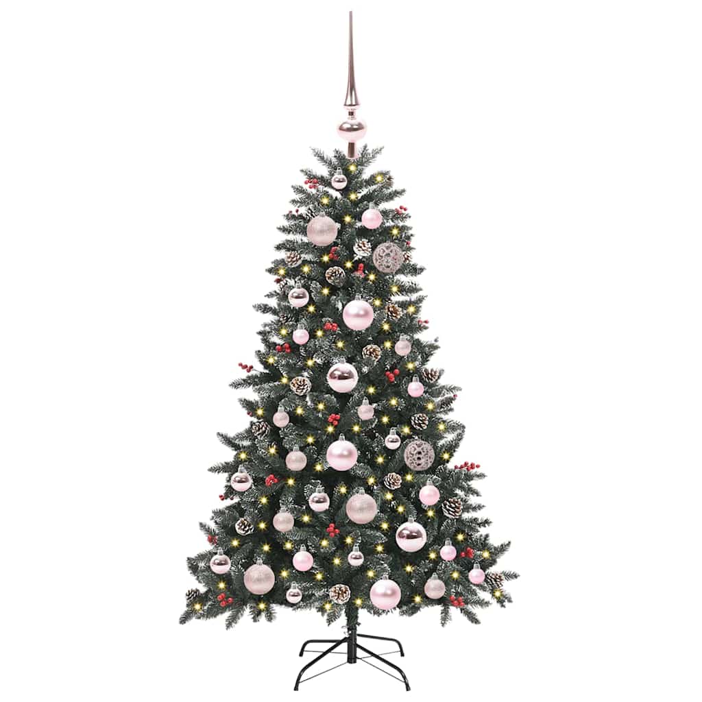 Umjetno božićno drvce Zelena 120 cm PVC, Plastika i Čelik