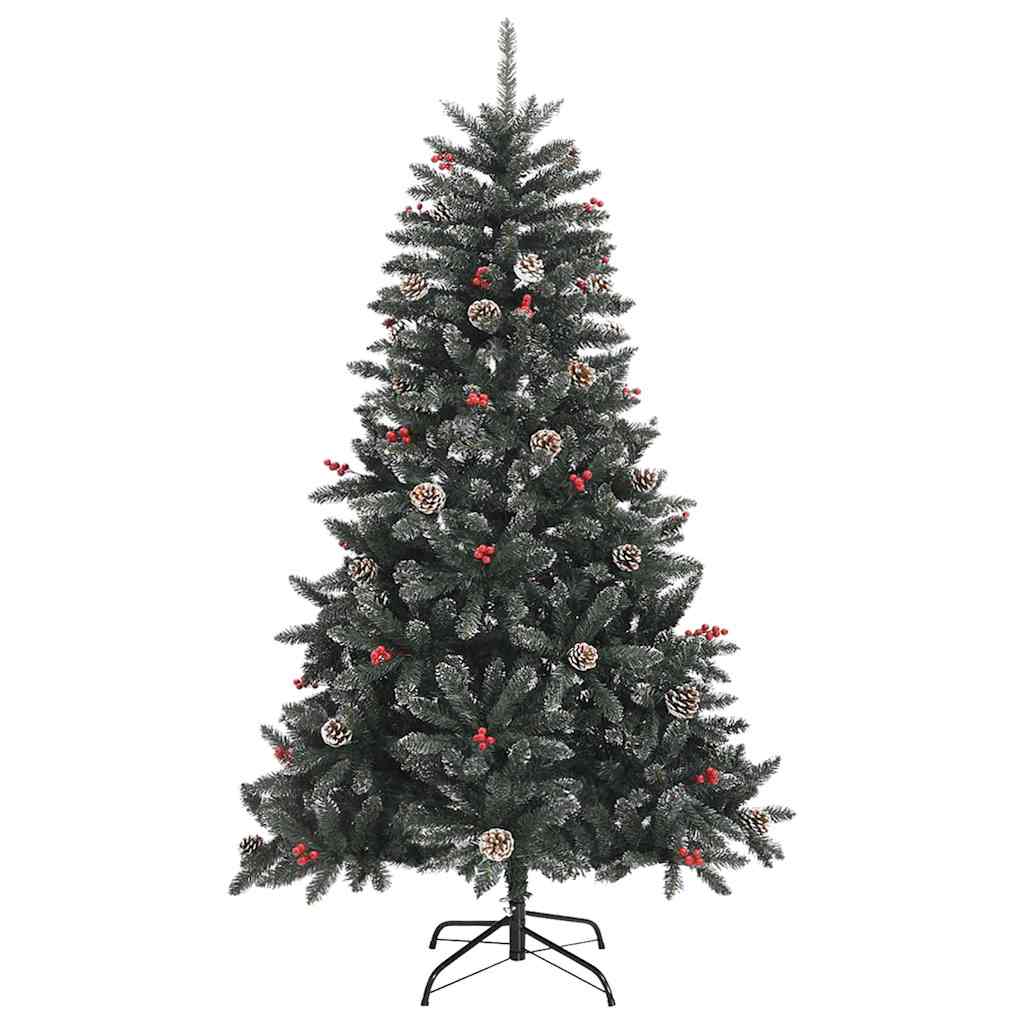 Umjetno božićno drvce Zelena 120 cm PVC, Plastika i Čelik