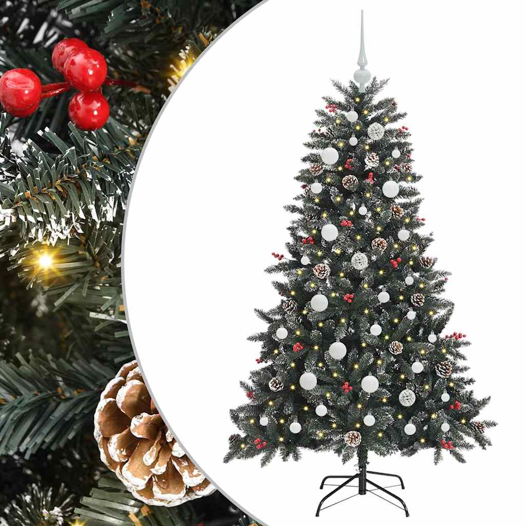 Umjetno božićno drvce Zelena 120 cm PVC, Plastika i Čelik