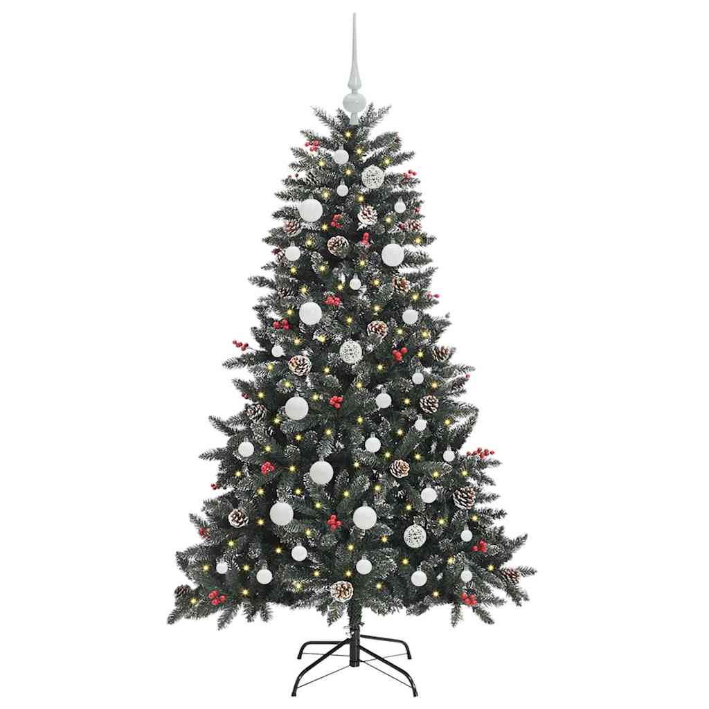 Umjetno božićno drvce Zelena 120 cm PVC, Plastika i Čelik