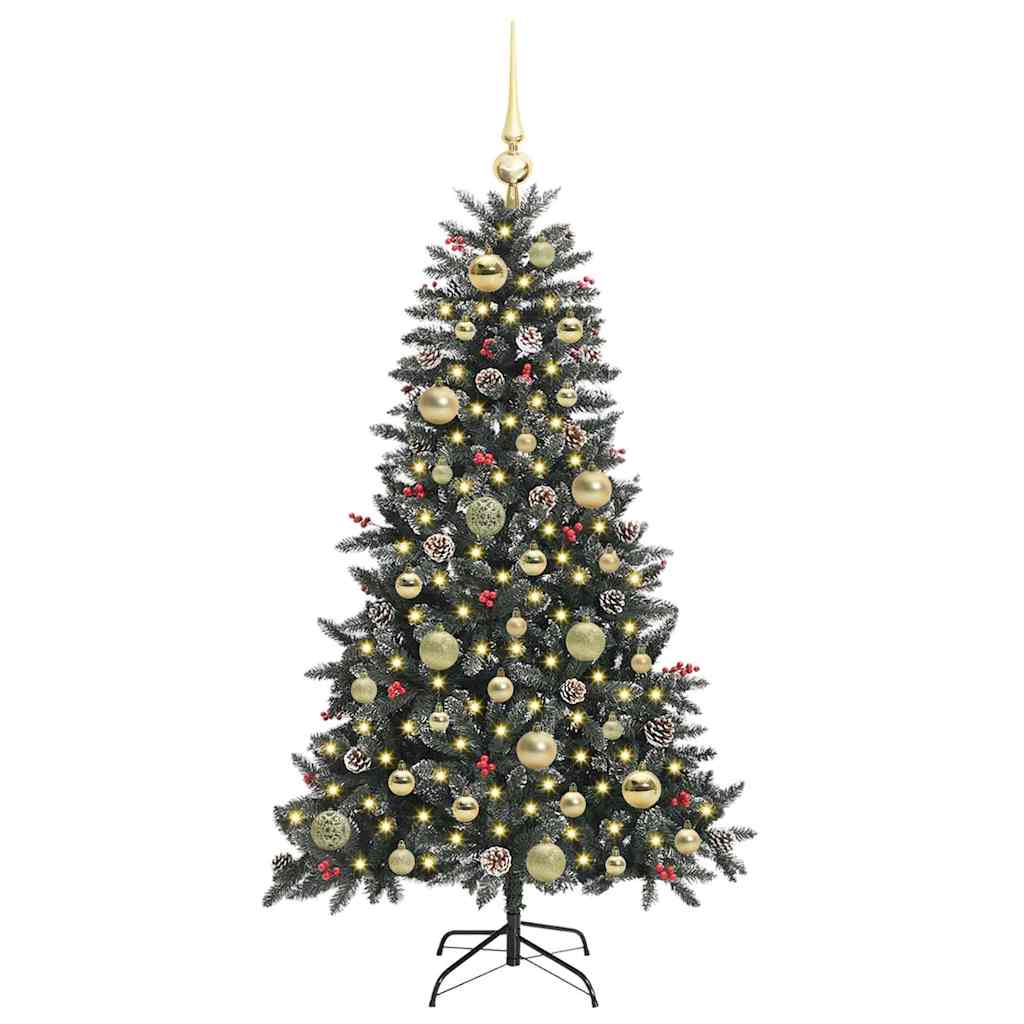 Umjetno božićno drvce Zelena 120 cm PVC, Plastika i Čelik