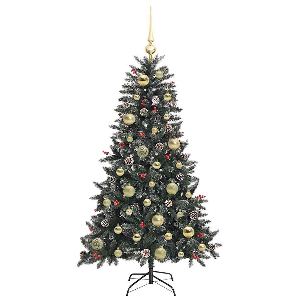 Umjetno božićno drvce Zelena 120 cm PVC, Plastika i Čelik