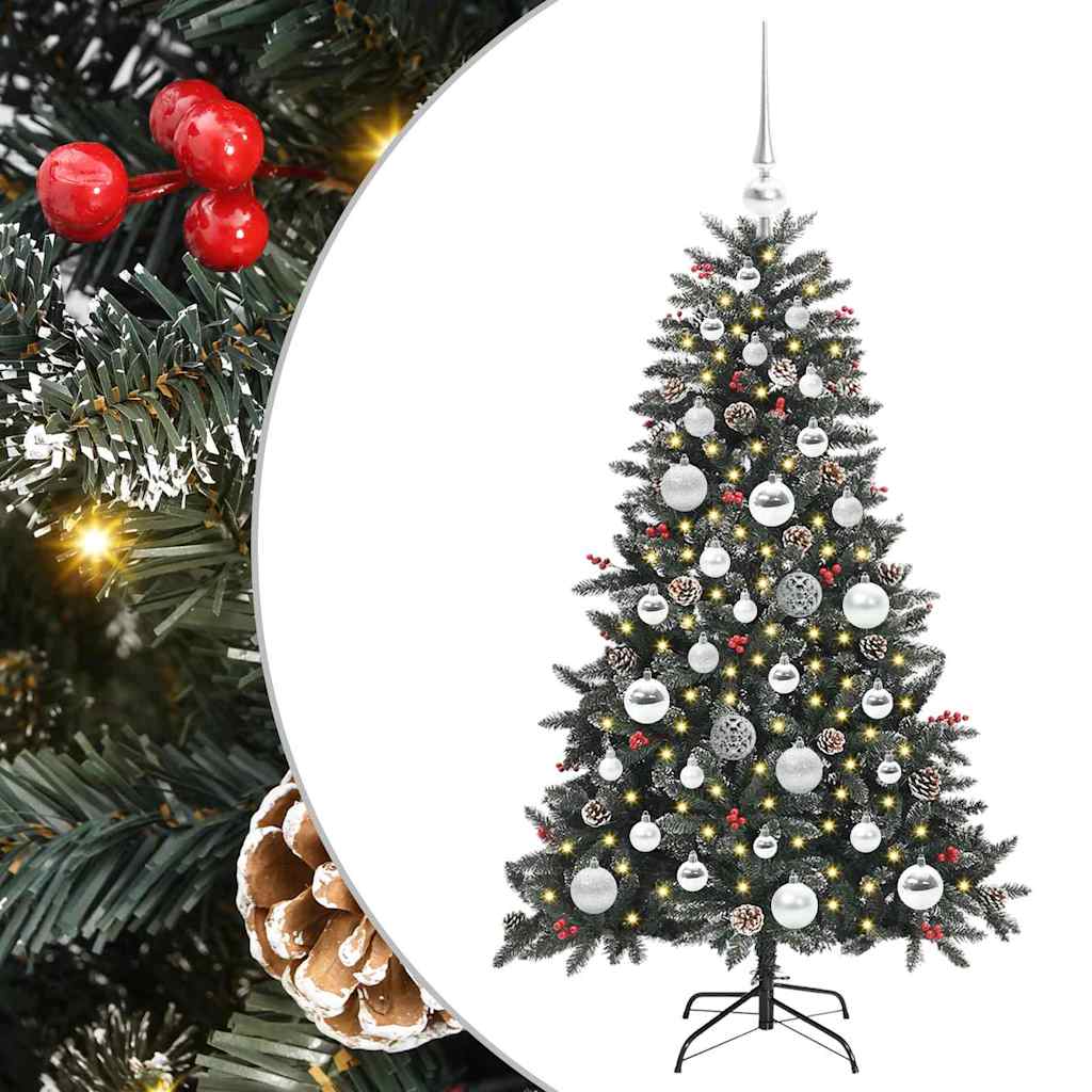 Umjetno božićno drvce Zelena 120 cm PVC, Plastika i Čelik