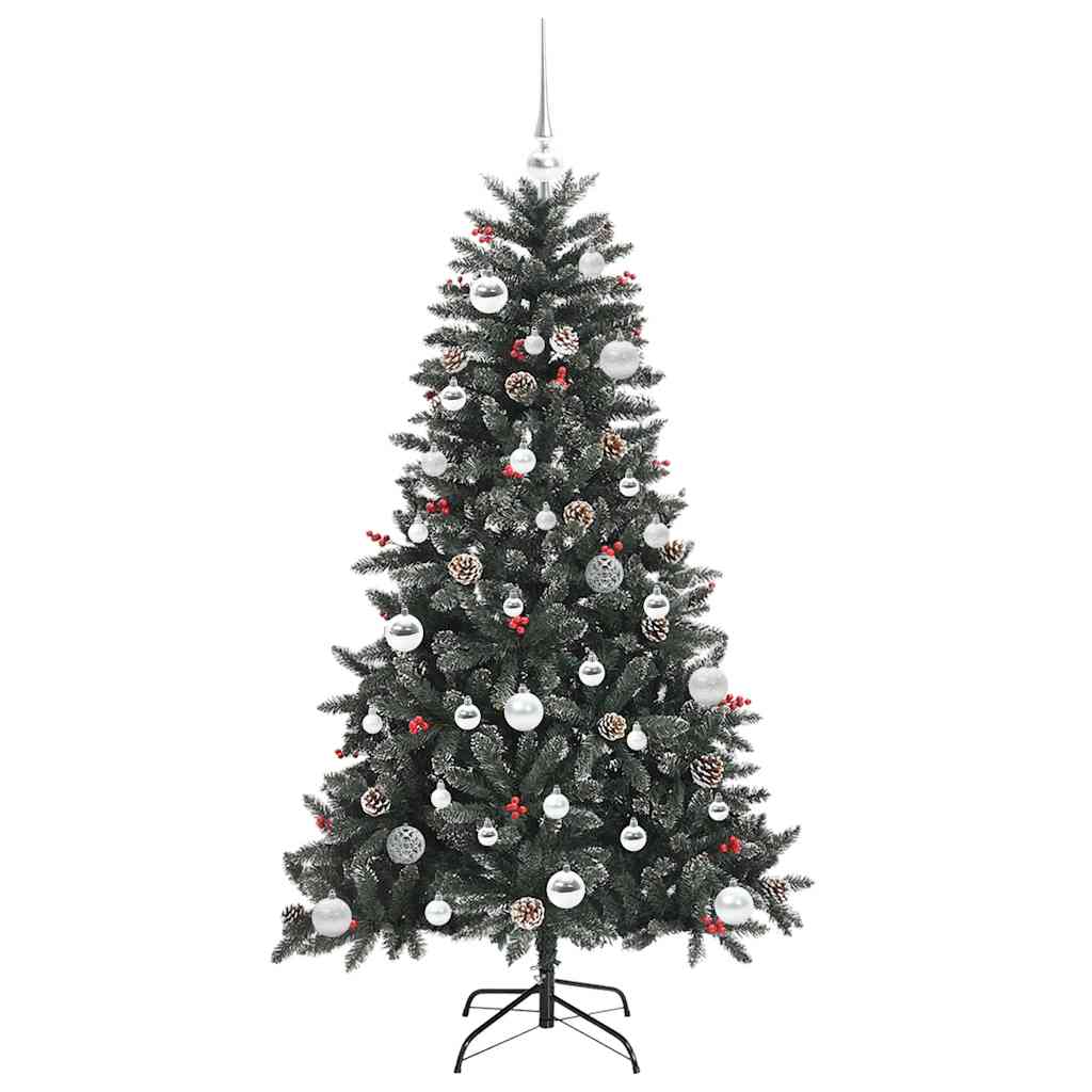 Umjetno božićno drvce Zelena 150 cm PVC, Plastika i Čelik