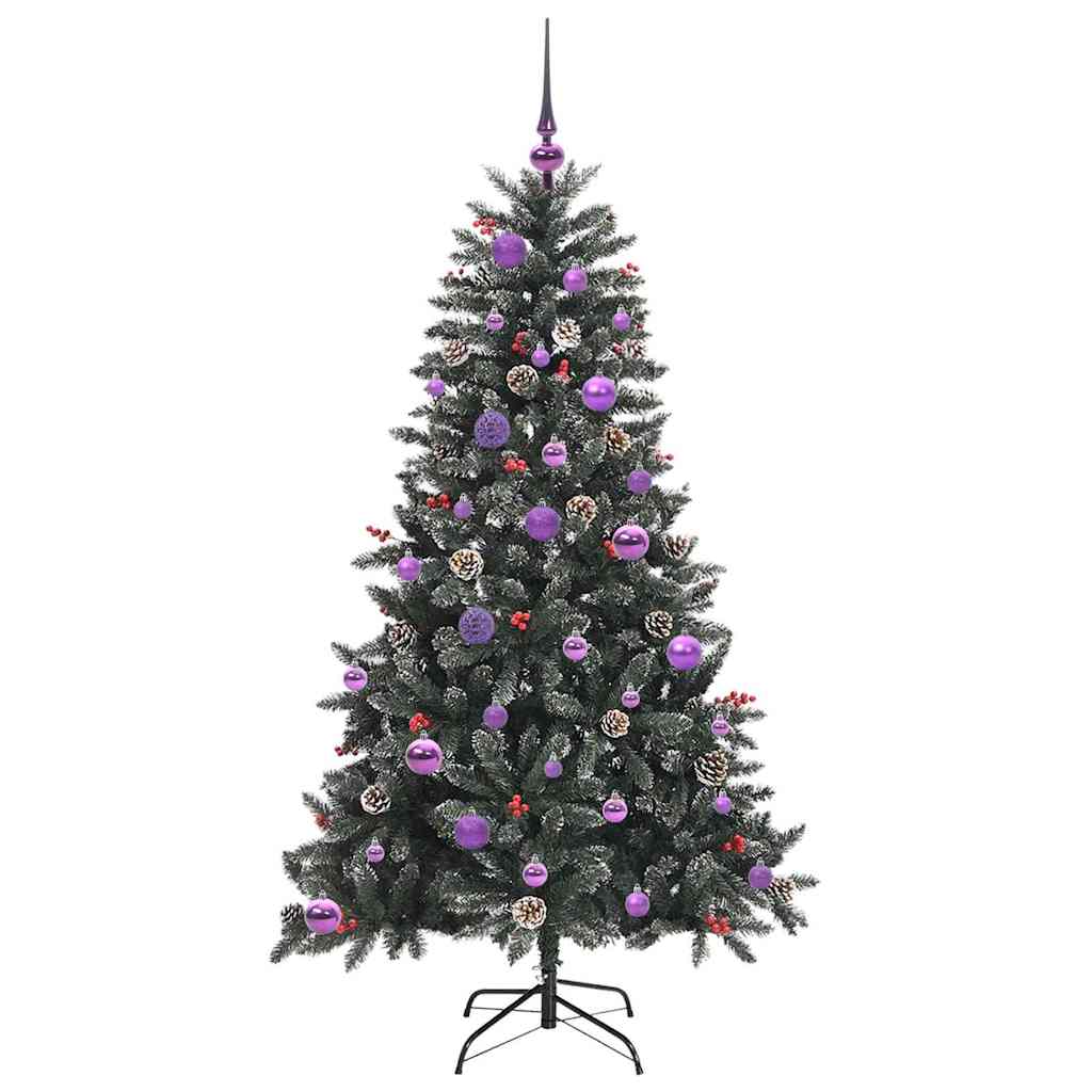 Umjetno božićno drvce Zelena 150 cm PVC, Plastika i Čelik