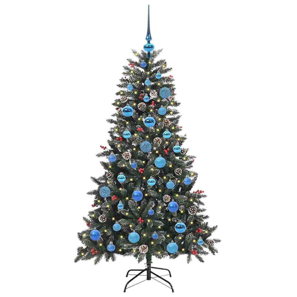 Umjetno božićno drvce Zelena 150 cm PVC, Plastika i Čelik