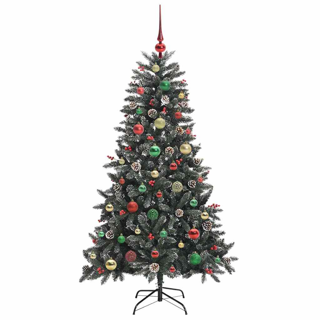 Umjetno božićno drvce Zelena 150 cm PVC, Plastika i Čelik