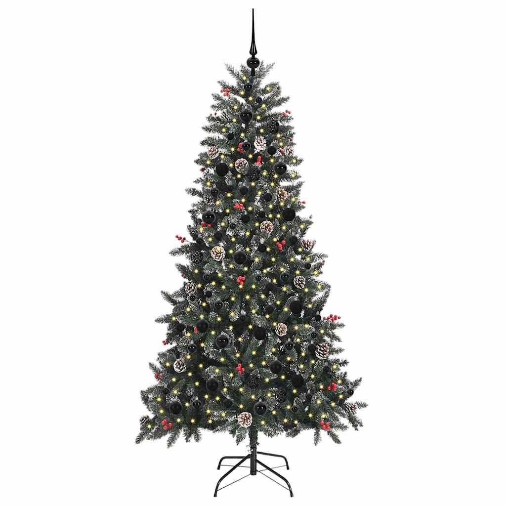 Umjetno božićno drvce Zelena 210 cm PVC, Plastika i Čelik