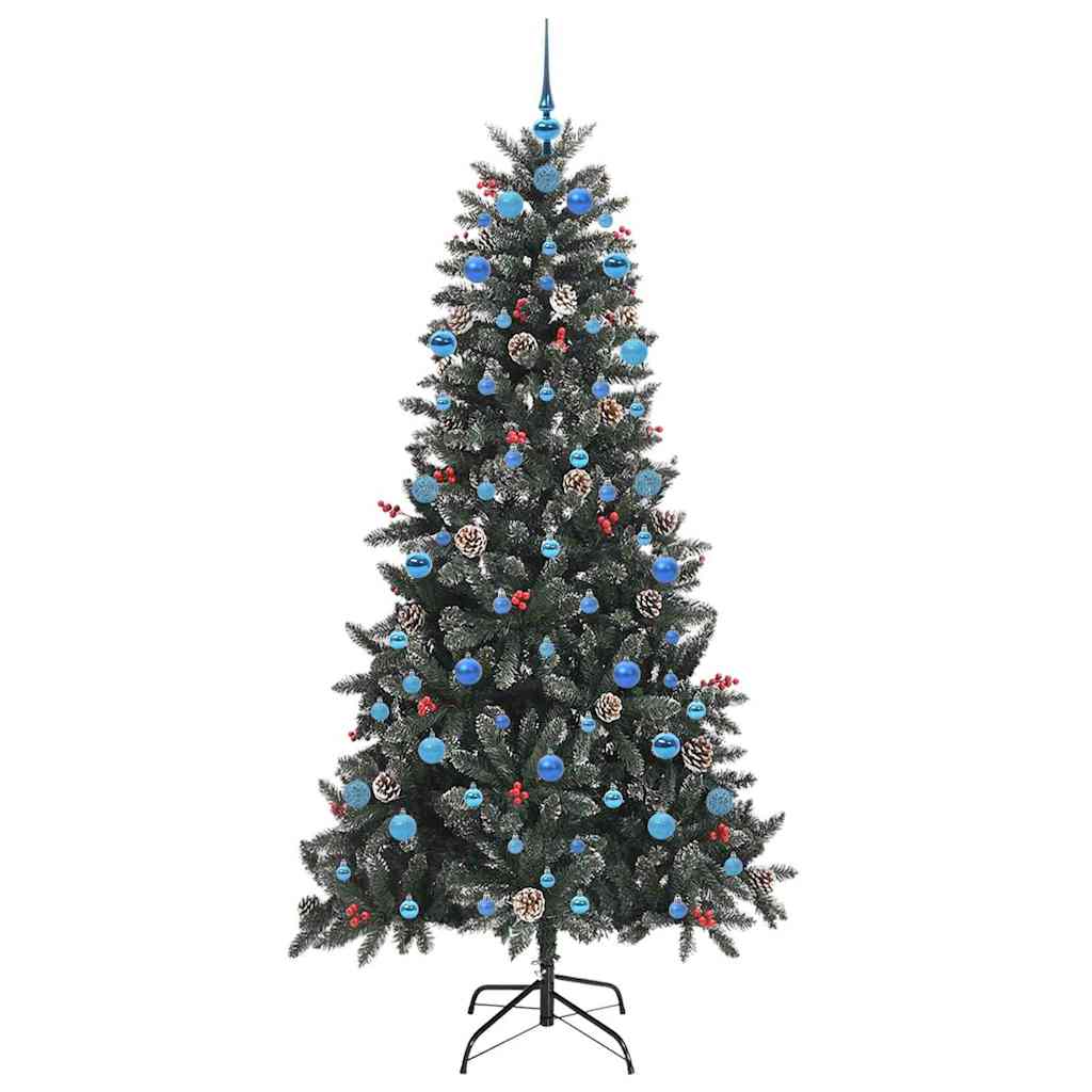 Umjetno božićno drvce Zelena 210 cm PVC, Plastika i Čelik