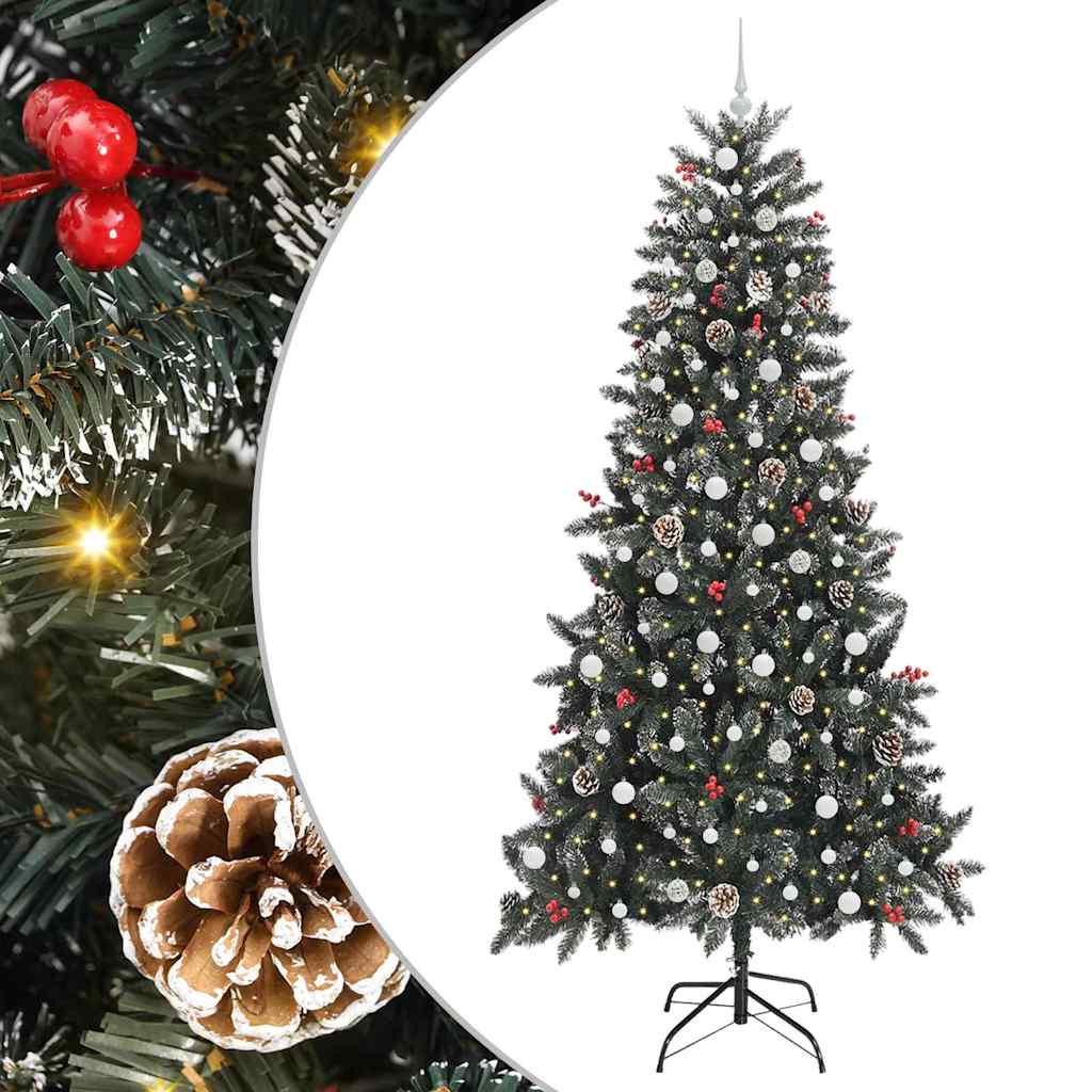 Umjetno božićno drvce Zelena 240 cm PVC, Plastika i Čelik