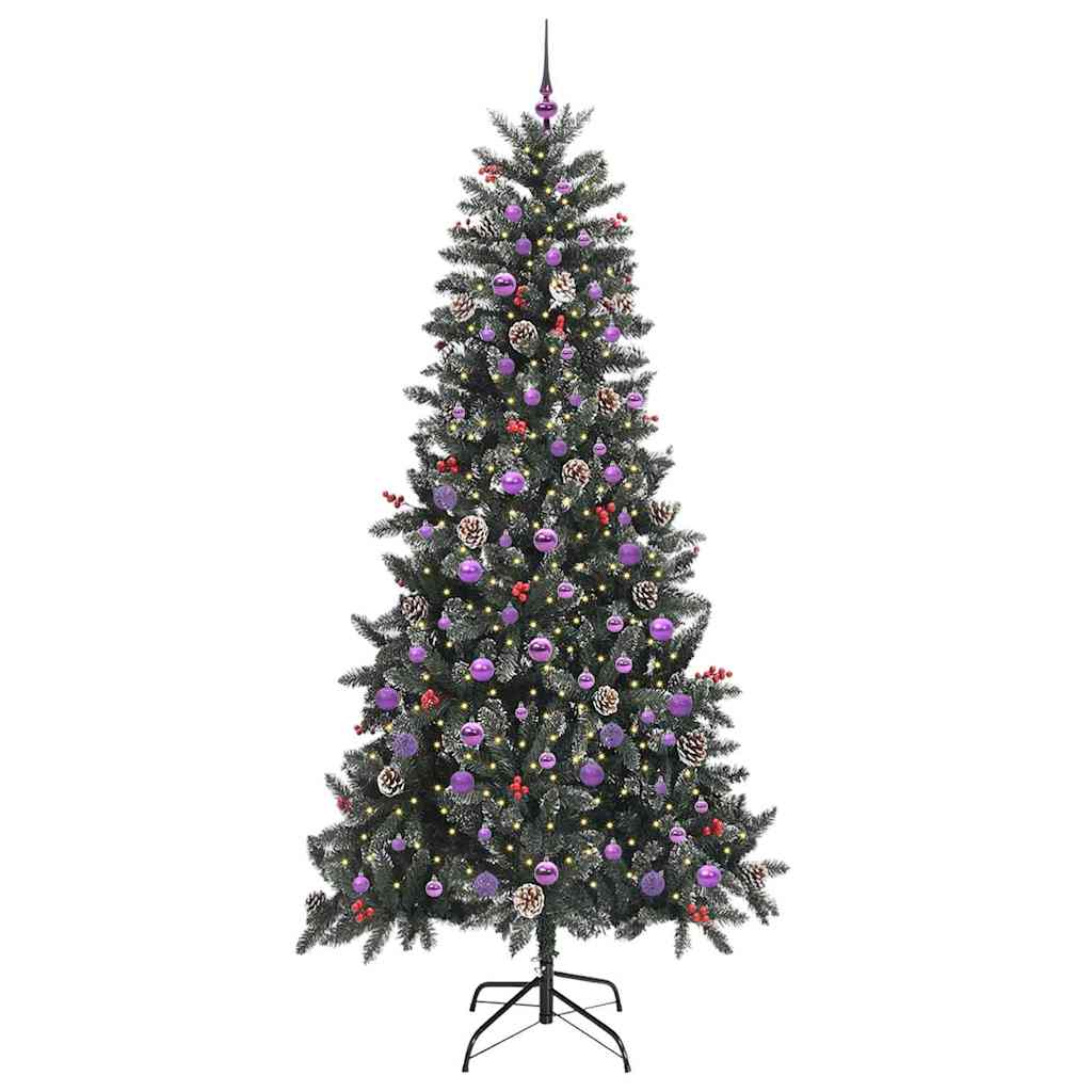 Umjetno božićno drvce Zelena 240 cm PVC, Plastika i Čelik