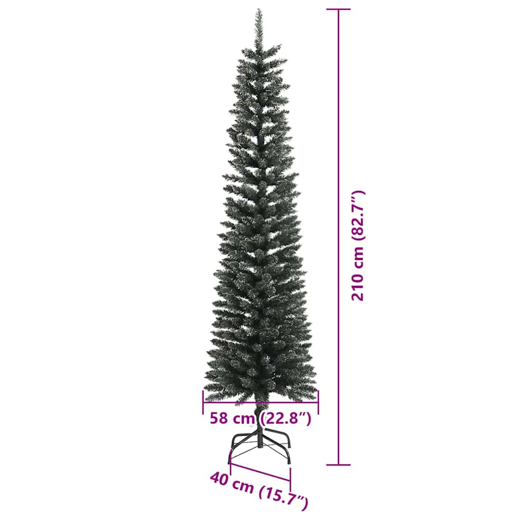 Umjetno božićno drvce Zelena 210 cm PVC, Plastika i Čelik