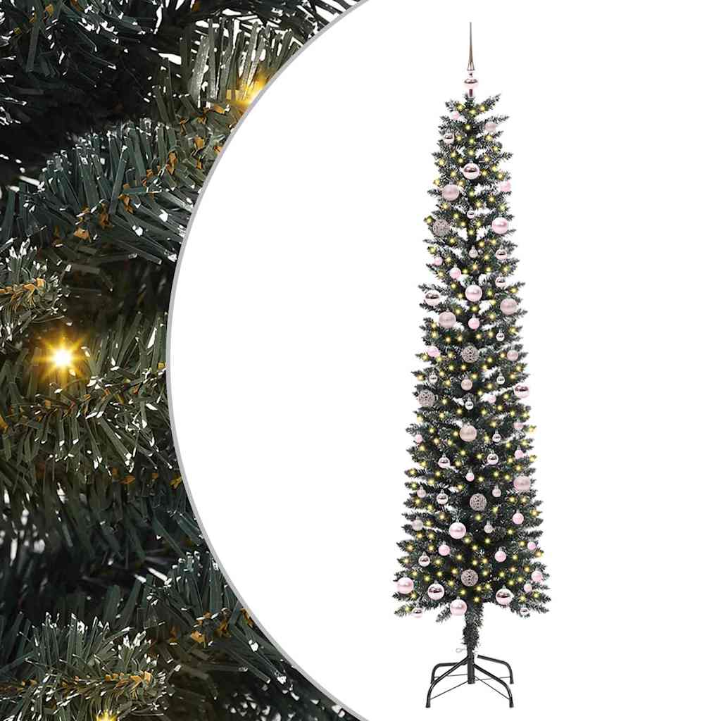 Umjetno božićno drvce Zelena 240 cm PVC, Plastika i Čelik