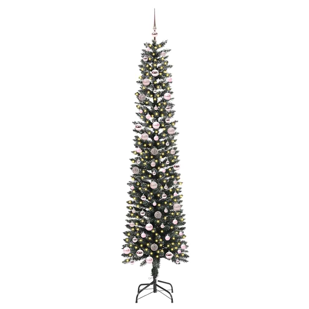 Umjetno božićno drvce Zelena 240 cm PVC, Plastika i Čelik