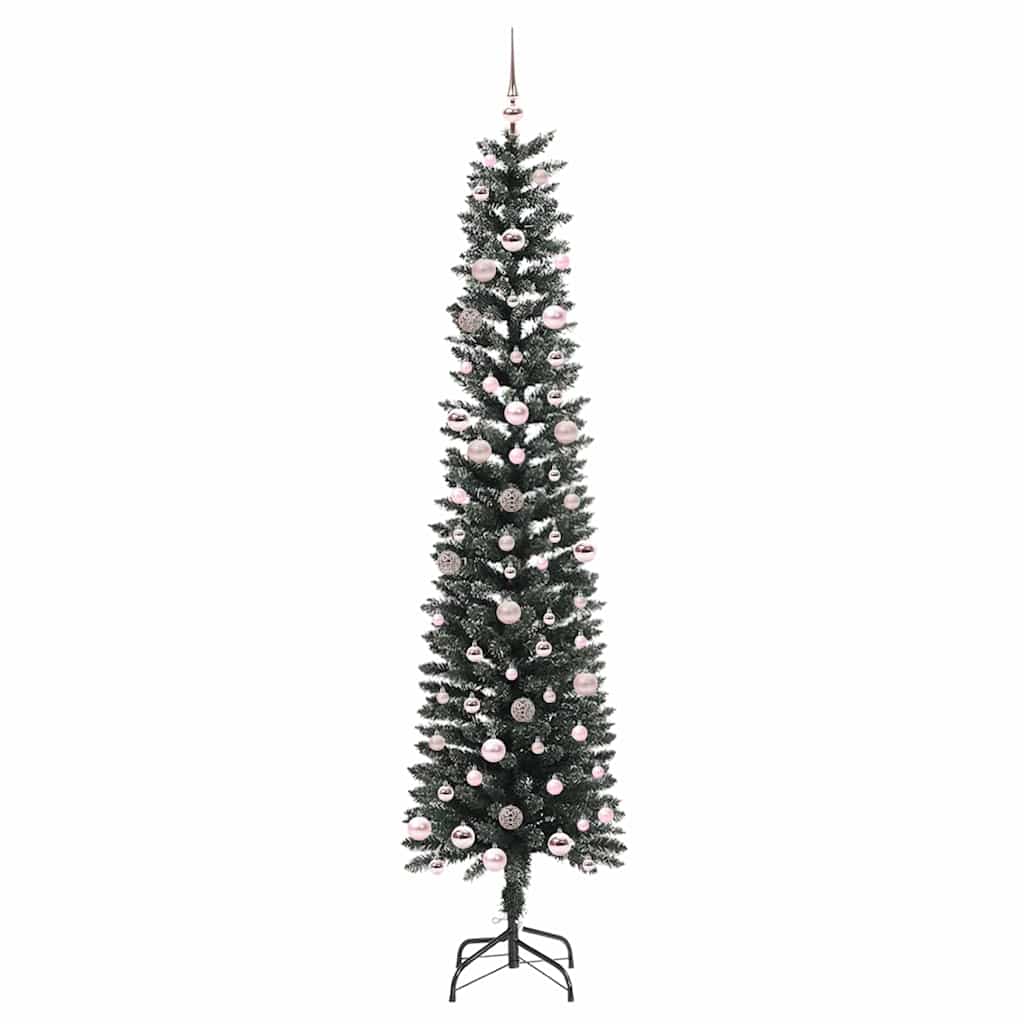 Umjetno božićno drvce Zelena 240 cm PVC, Plastika i Čelik