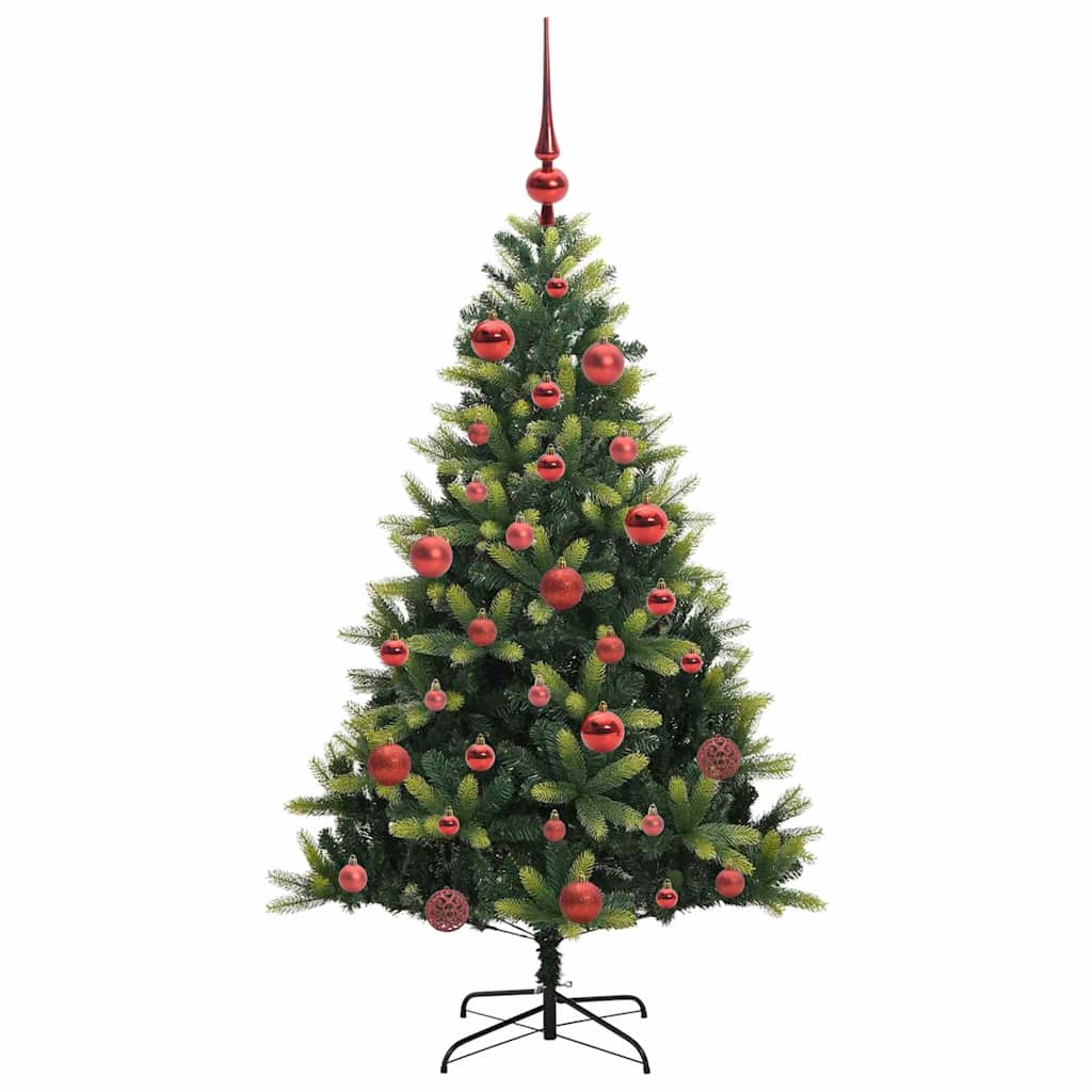 Umjetno rasklopivo božićno drvce 150 LED-a Zelena 150 cm