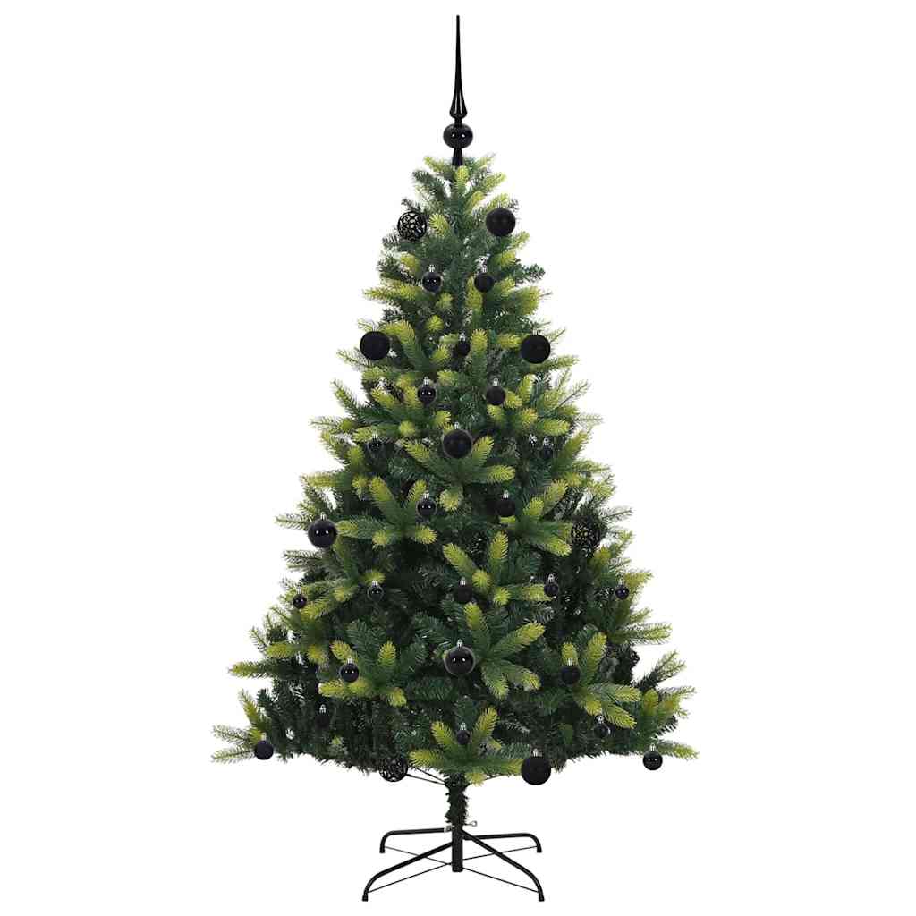 Umjetno rasklopivo božićno drvce 150 LED-a Zelena 150 cm