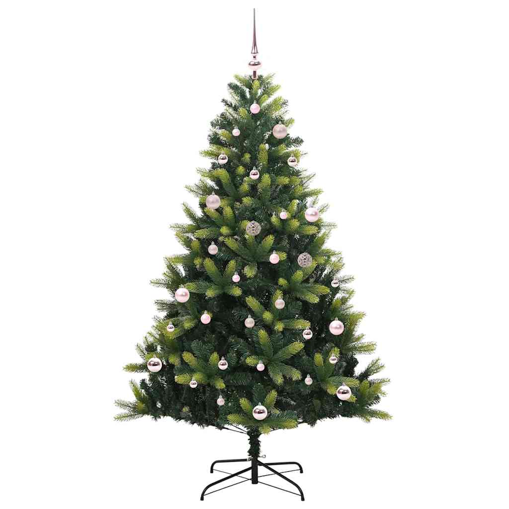 Umjetno rasklopivo božićno drvce 150 LED-a Zelena 150 cm