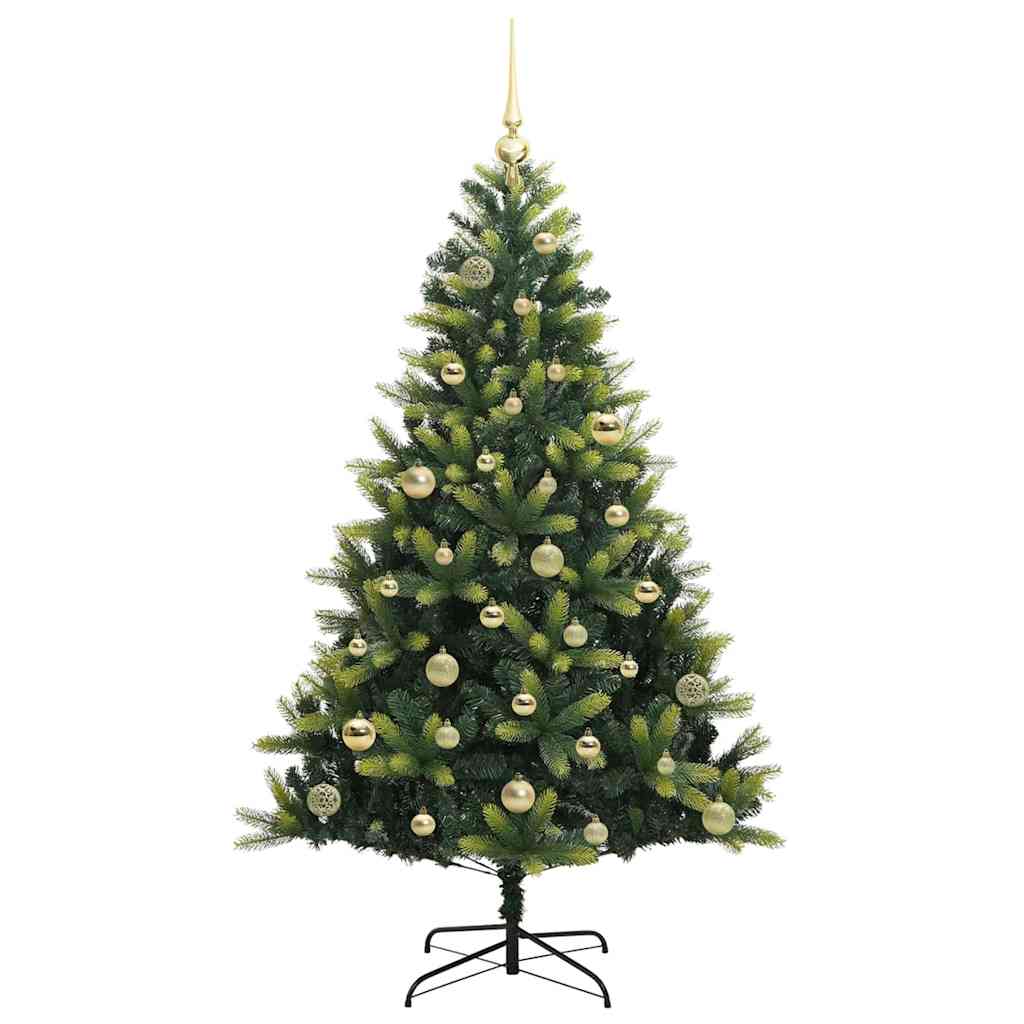 Umjetno rasklopivo božićno drvce 150 LED-a Zelena 150 cm
