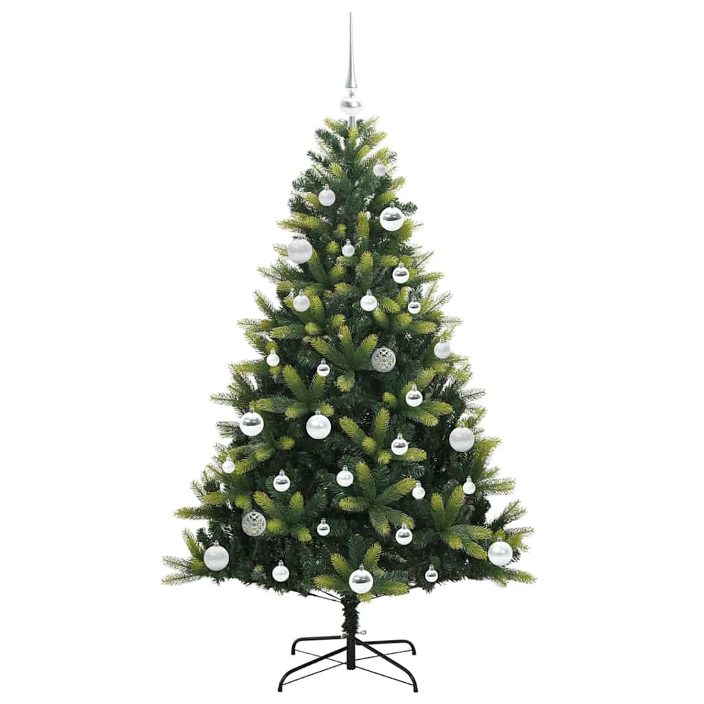 Umjetno rasklopivo božićno drvce 150 LED-a Zelena 150 cm