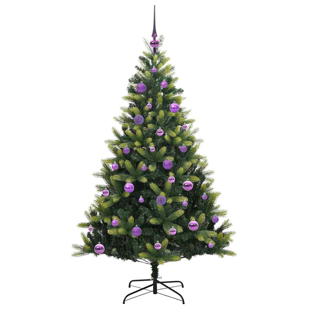 Umjetno rasklopivo božićno drvce 150 LED-a Zelena 150 cm